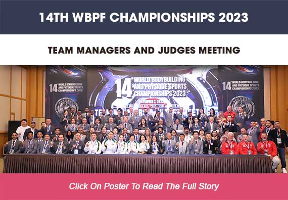 WBPF TEAM MANAGERS AND JUDGES MEETING...